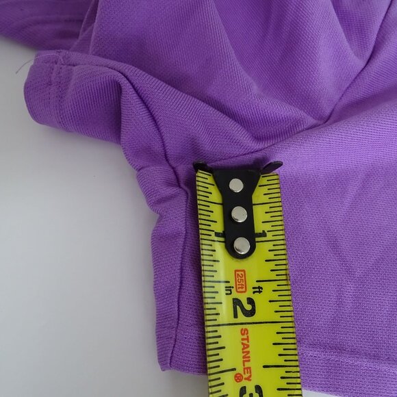 Under Armour HeatGear Purple Athletic Shorts Women Size M Running Workout FLAW - Picture 8 of 8